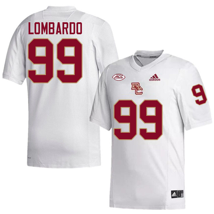 Luca Lombardo Jersey,#99 Luca Lombardo Boston College Eagles Football Jersey,Uniforms-White